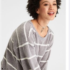 Chenille American eagle sweater